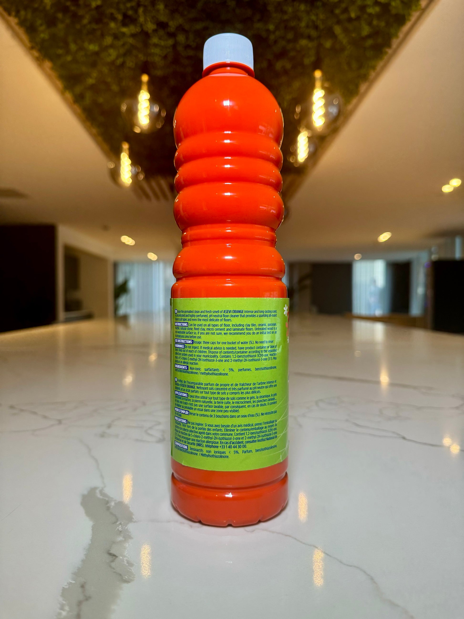 ASEVI orange naranja floor cleaner 1L 